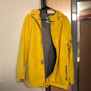 yellow raincoat!